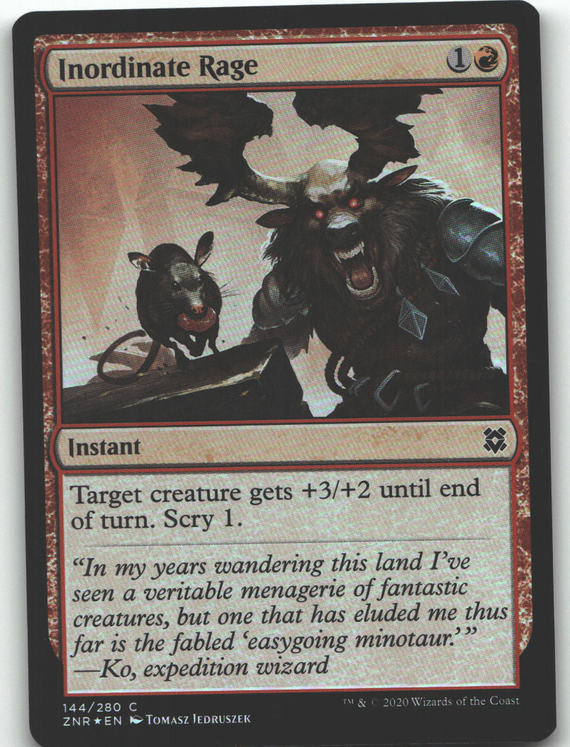 Inordinate Rage