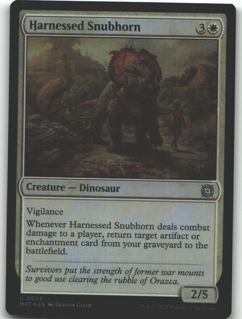 Harnessed Snubhorn