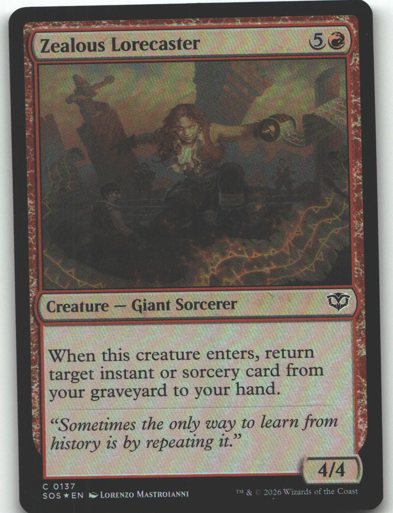 Zealous Lorecaster