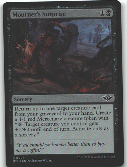 Mourner's Surprise