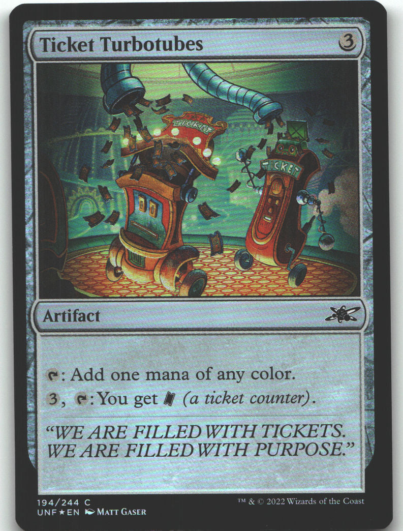 Ticket Turbotubes