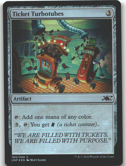 Ticket Turbotubes
