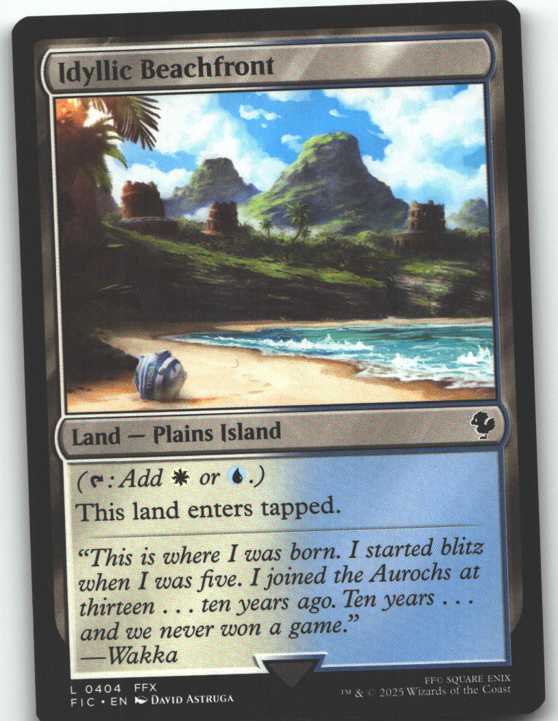 Idyllic Beachfront