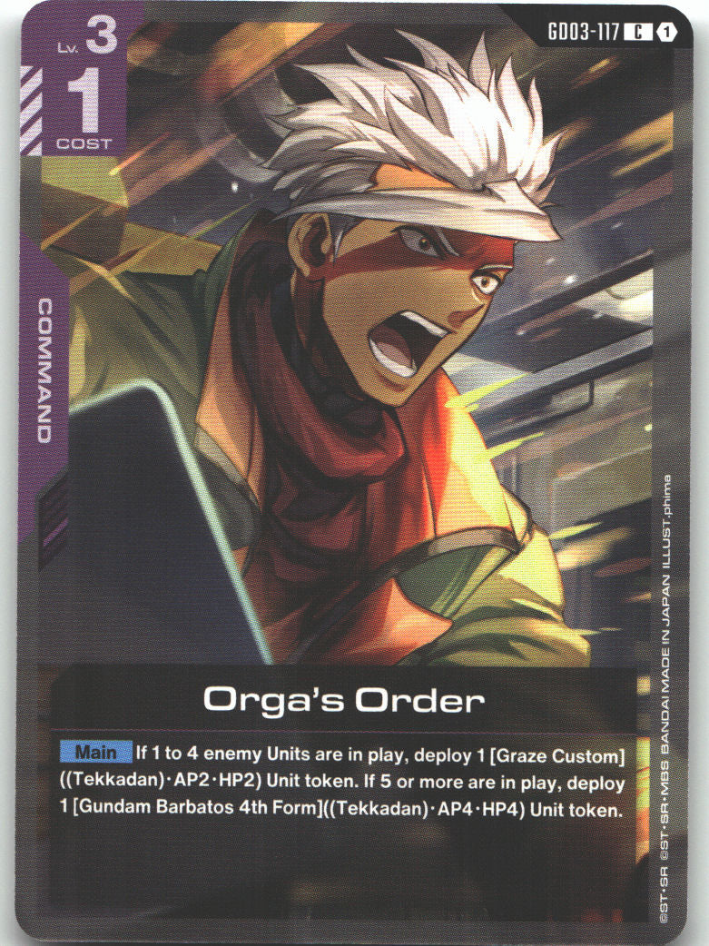 Orga's Order