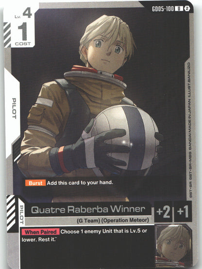 Quatre Raberba Winner