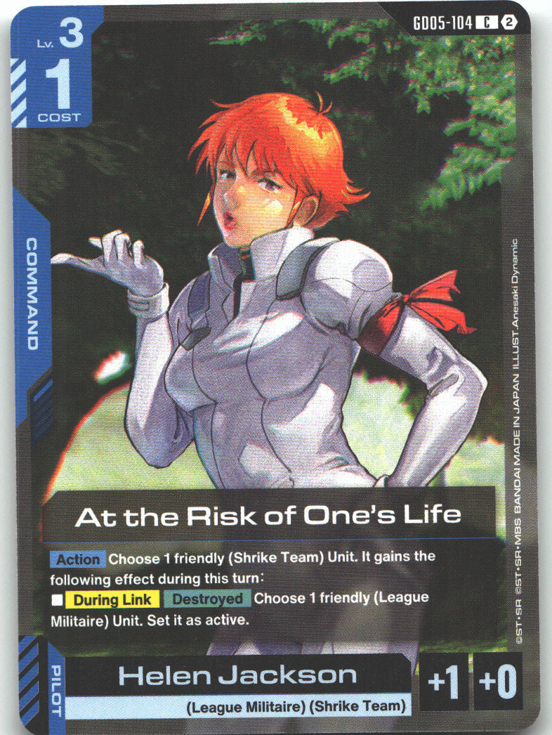 At the Risk of One's Life