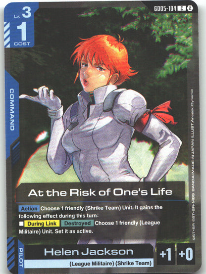 At the Risk of One's Life