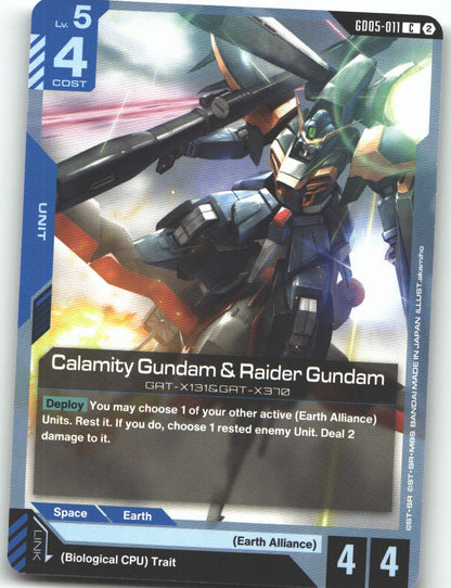 Calamity Gundam & Raider Gundam