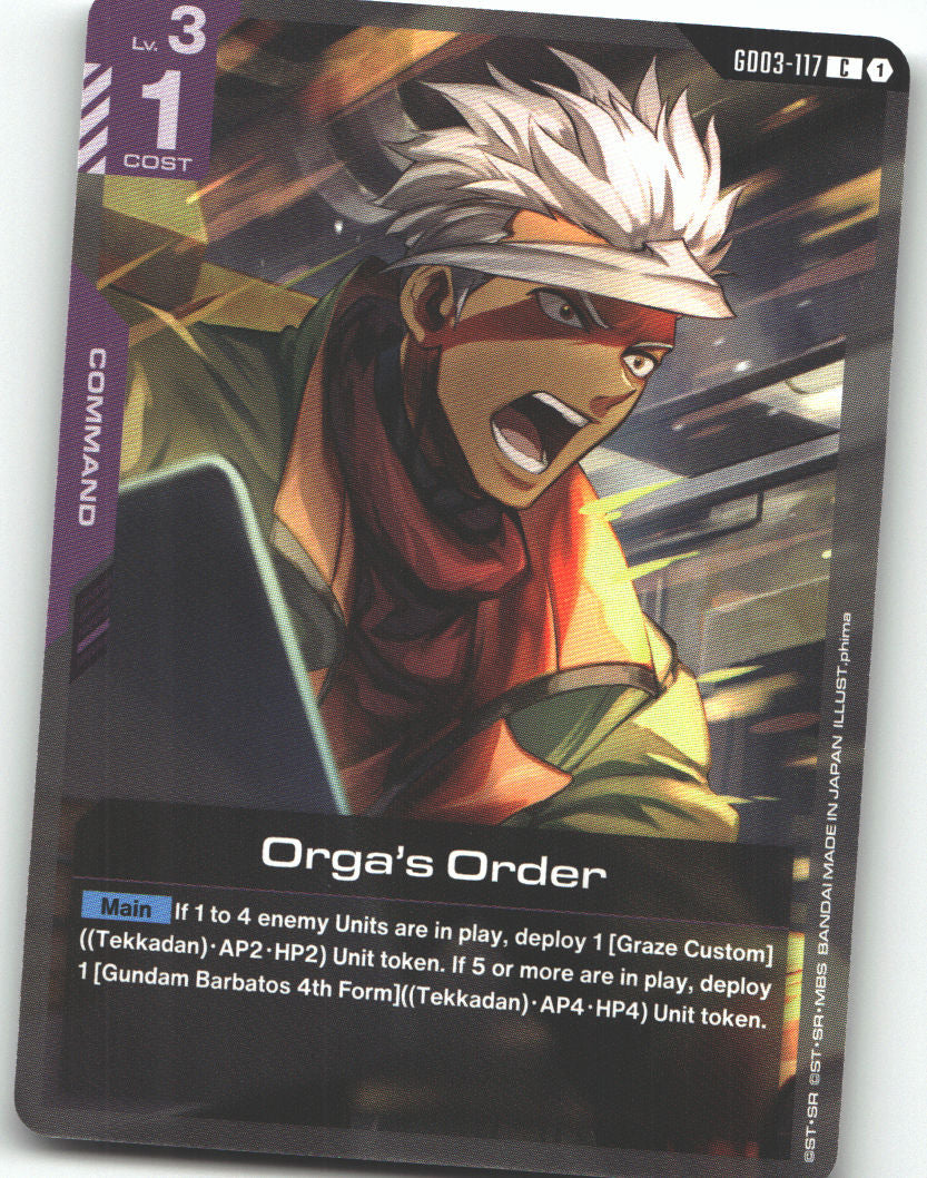 Orga's Order