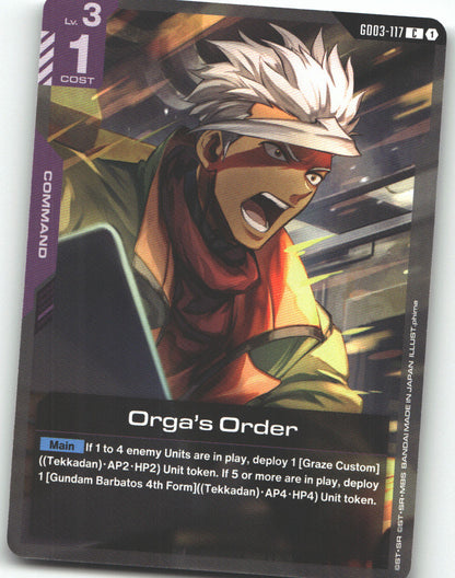 Orga's Order