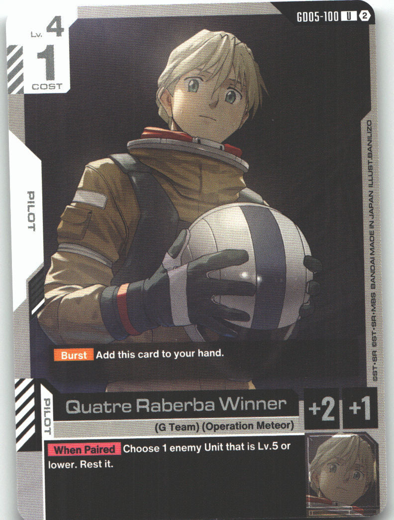 Quatre Raberba Winner