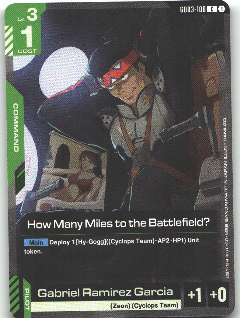 How Many Miles to the Battlefield?