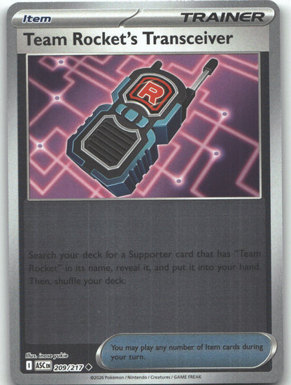 Team Rocket's Transceiver - 209/217