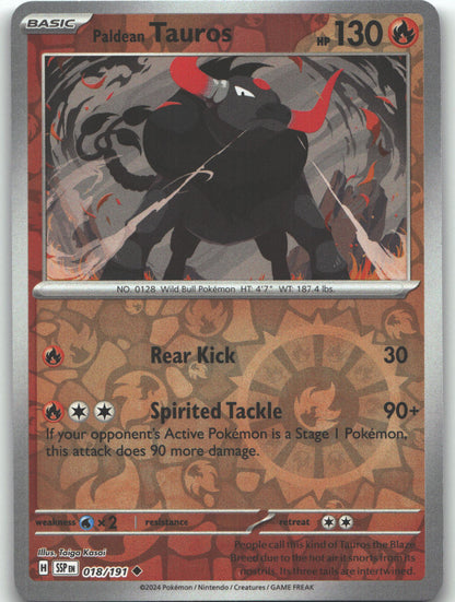 Paldean Tauros - 018/191