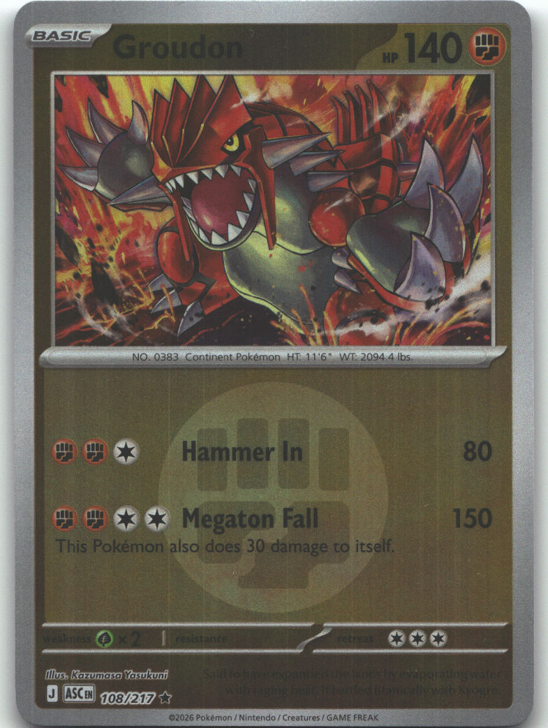 Groudon (Energy Symbol Pattern)