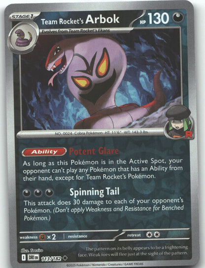 Team Rocket's Arbok