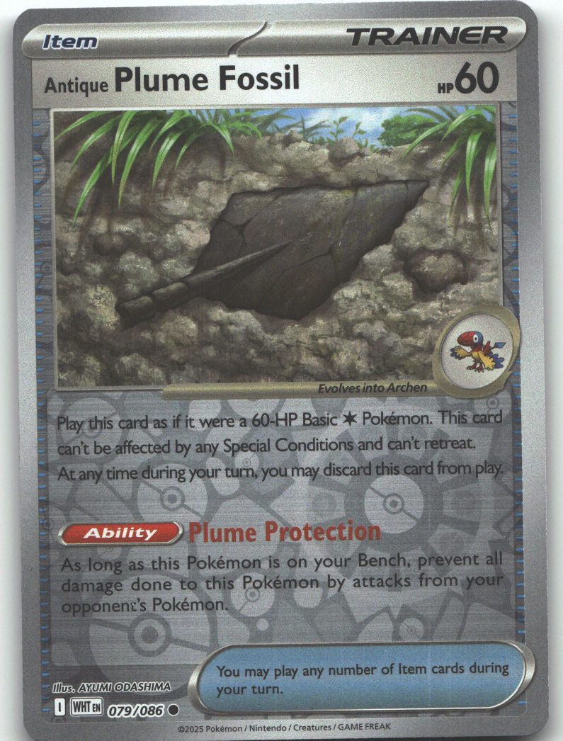 Antique Plume Fossil