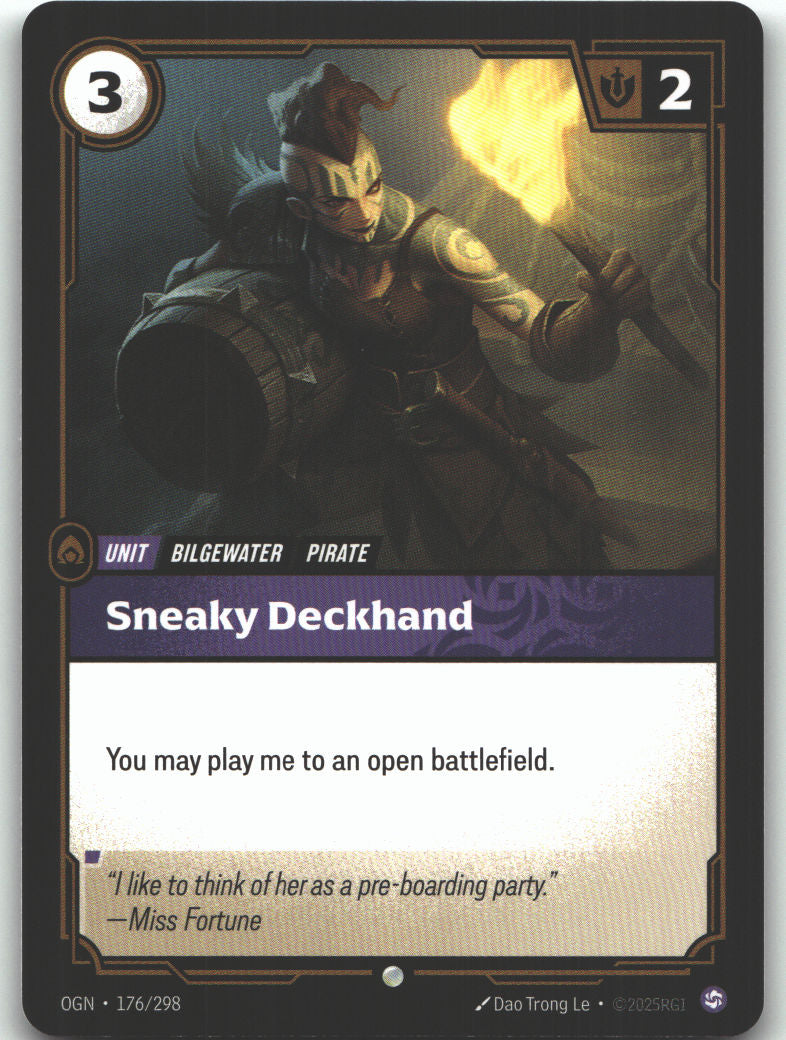 Sneaky Deckhand