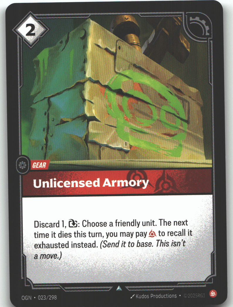 Unlicensed Armory