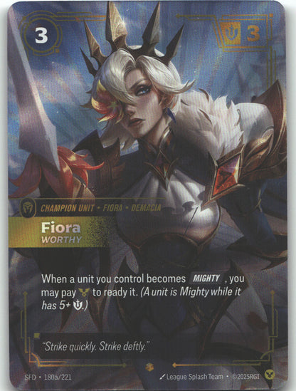Fiora, Worthy (Alternate Art)