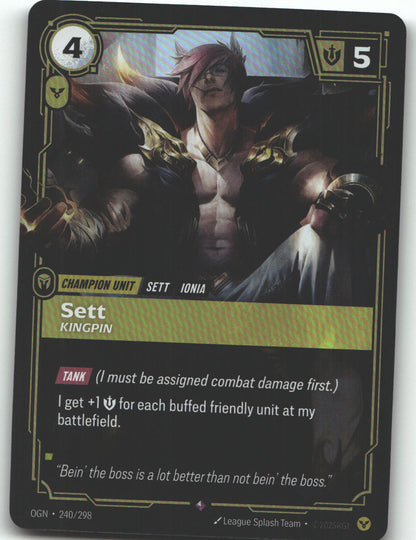 Sett, Kingpin | Near Mint / English / Foil
