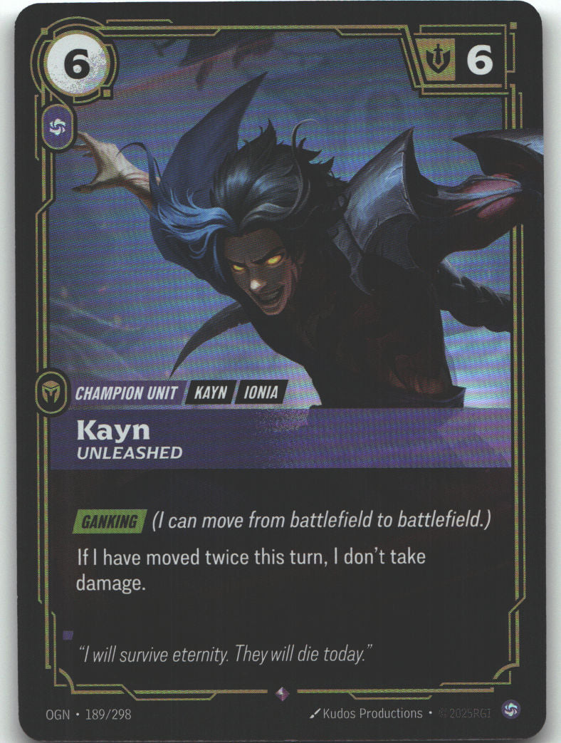 Kayn, Unleashed | Near Mint / English / Foil