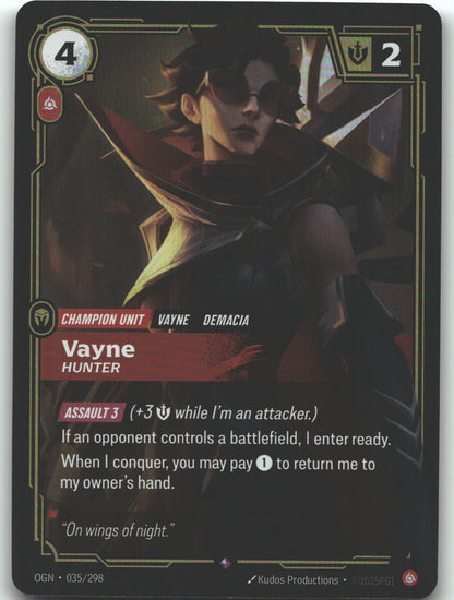 Vayne, Hunter
