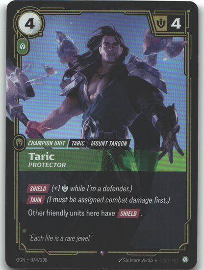Taric, Protector | Near Mint / English / Foil