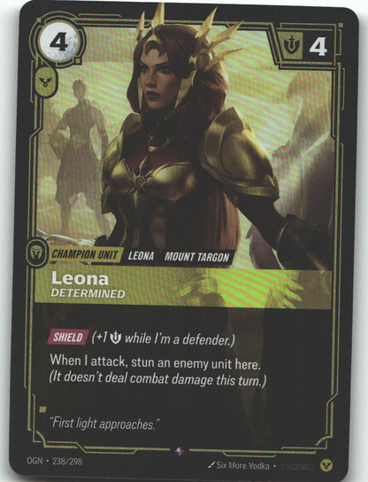 Leona, Determined | Near Mint / English / Foil