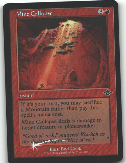 Mine Collapse (Retro Frame)