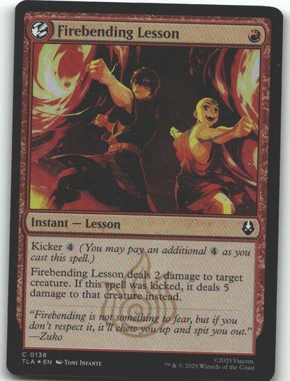 Firebending Lesson