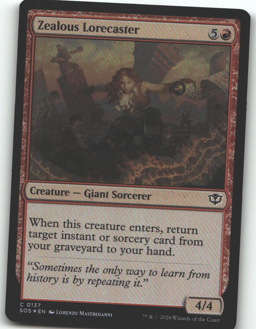 Zealous Lorecaster