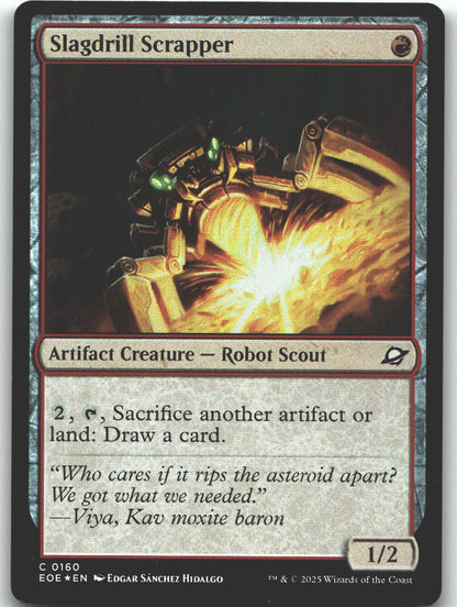 Slagdrill Scrapper