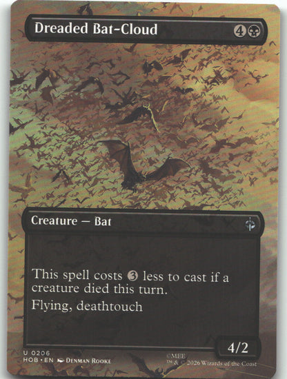 Dreaded Bat-Cloud (Borderless)