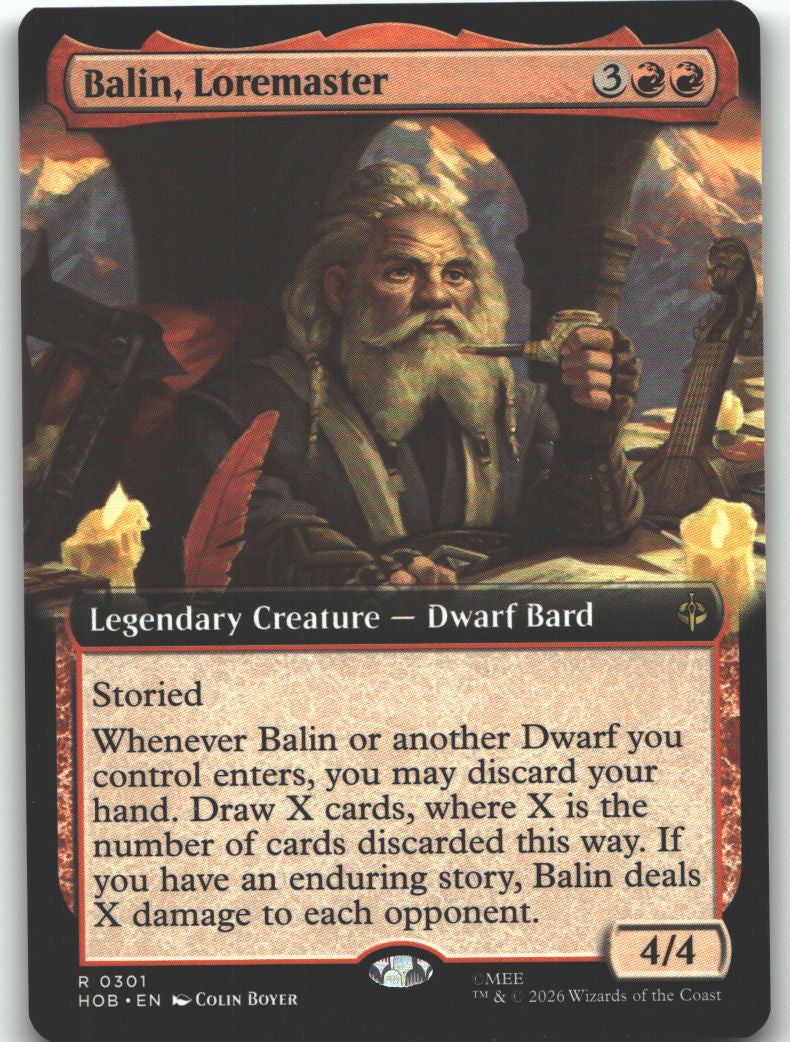 Balin, Loremaster (Extended Art)