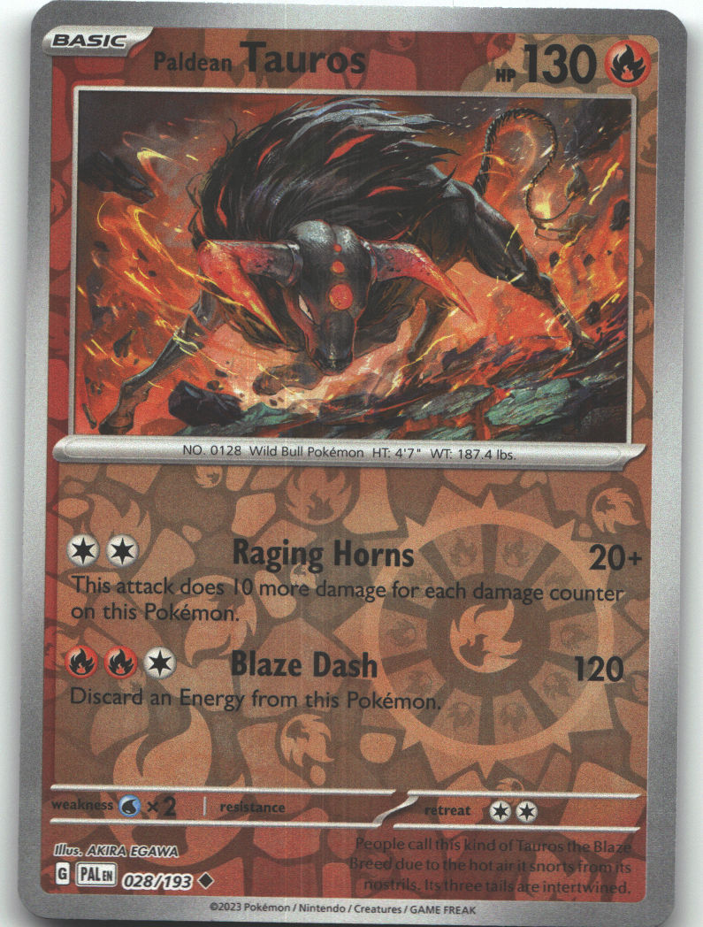 Paldean Tauros - 028/193