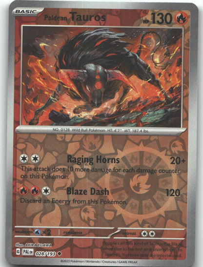 Paldean Tauros - 028/193