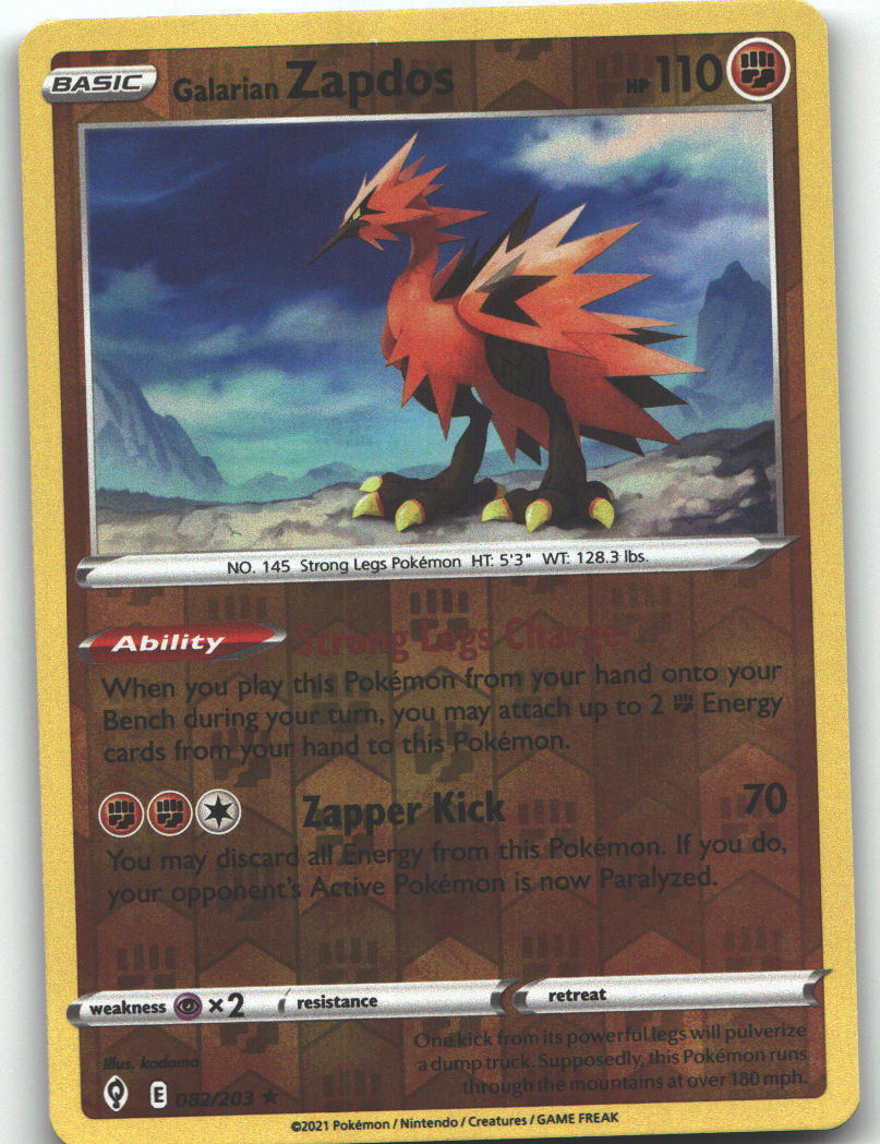 Galarian Zapdos