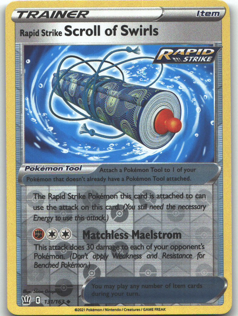 Rapid Strike Scroll of Swirls