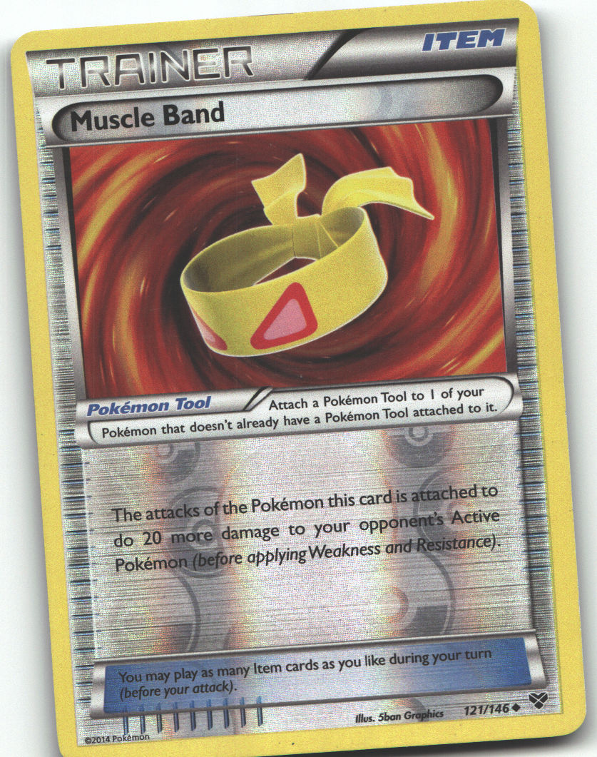 Muscle Band | Lightly Played / English / Reverse Holofoil