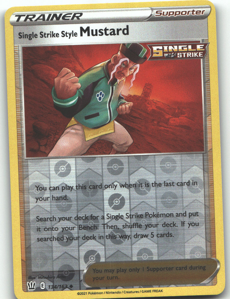 Single Strike Style Mustard