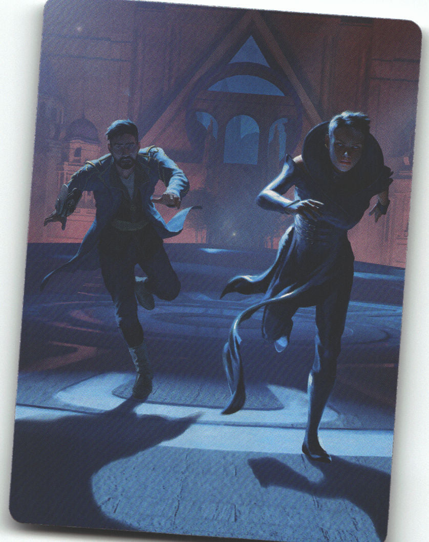 Unauthorized Exit Art Card