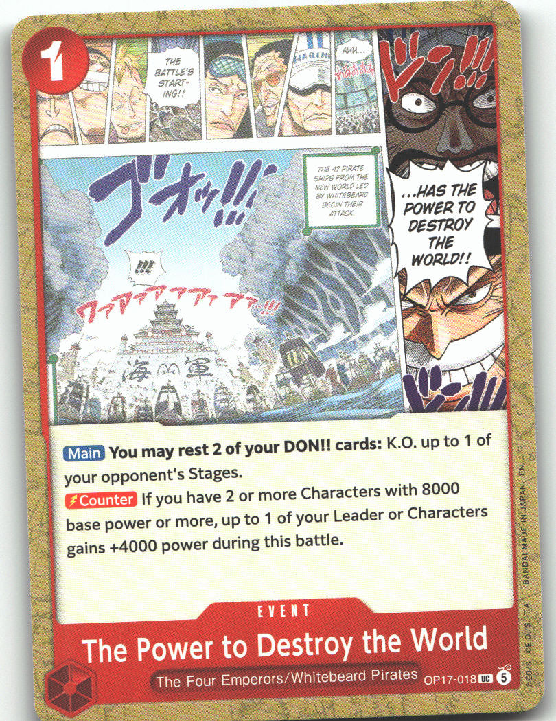 The Power to Destroy the World