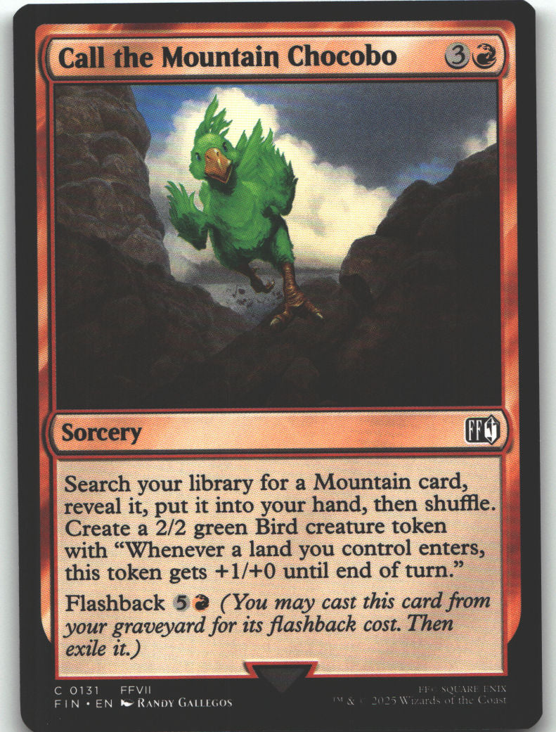 Call the Mountain Chocobo