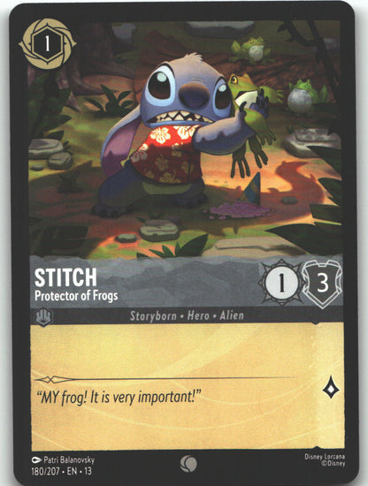 Stitch - Protector of Frogs