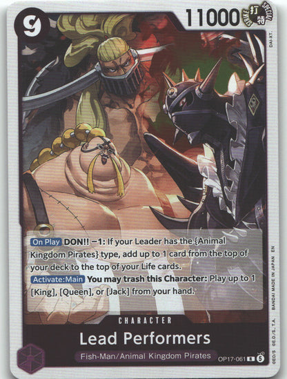 Lead Performers | Near Mint / English / Foil