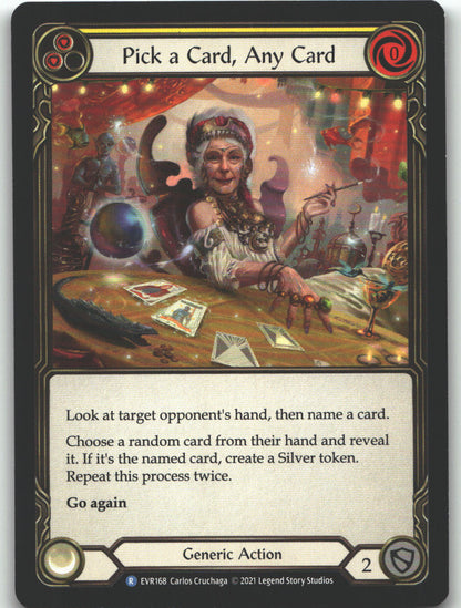 Pick a Card, Any Card (Yellow)