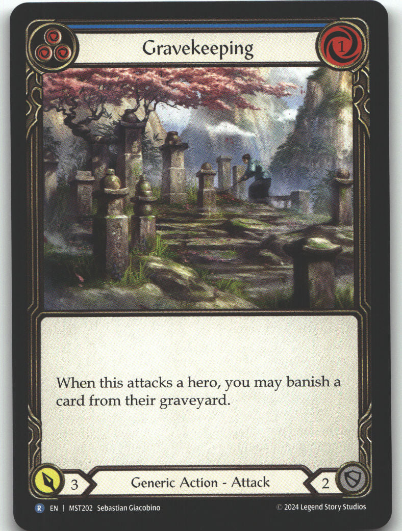 Gravekeeping (Blue)