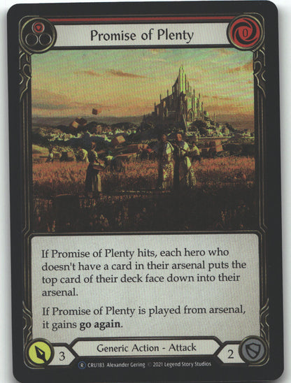 Promise of Plenty (Red)