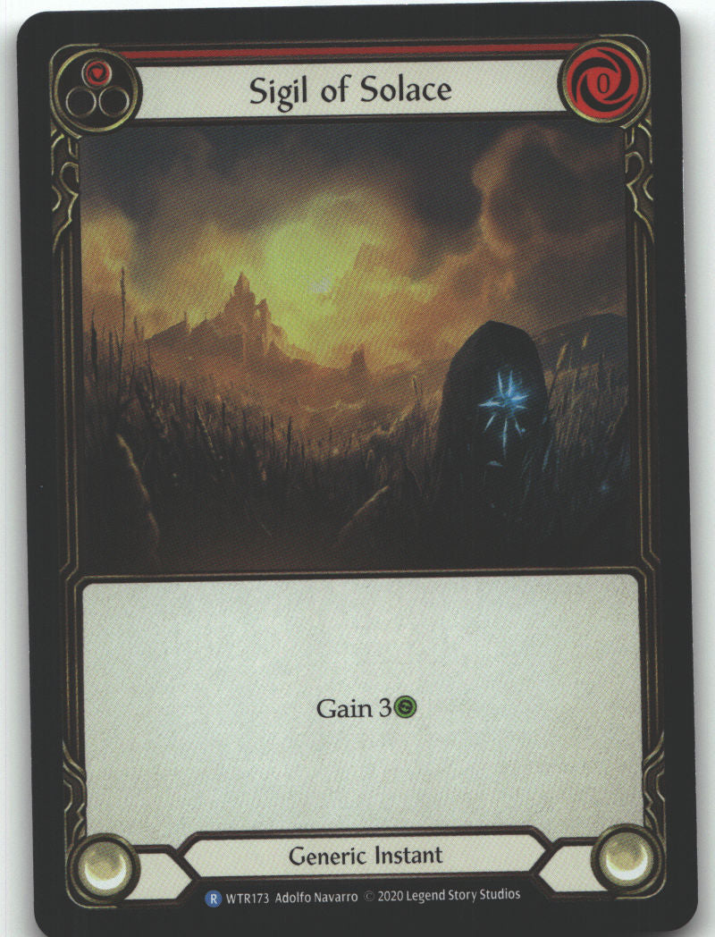 Sigil of Solace (Red) | Lightly Played / English / Unlimited Edition Rainbow Foil